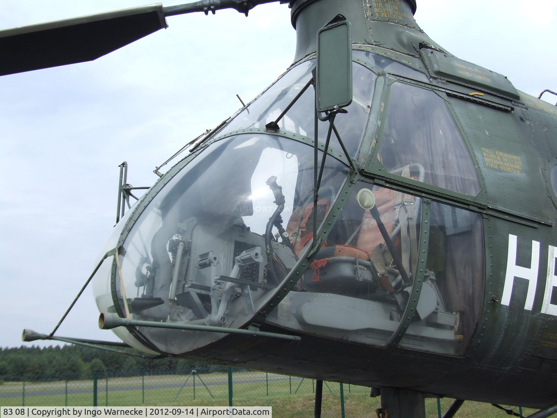 83 08, Vertol (Piasecki) H-21C Shawnee C/N WG8, Piasecki (Vertol) H-21C Shawnee at the Luftwaffenmuseum, Berlin-Gatow