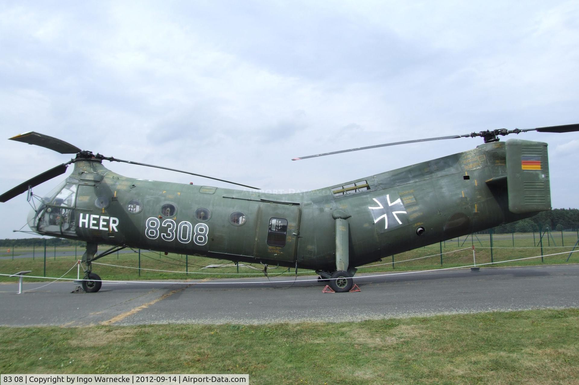 83 08, Vertol (Piasecki) H-21C Shawnee C/N WG8, Piasecki (Vertol) H-21C Shawnee at the Luftwaffenmuseum, Berlin-Gatow
