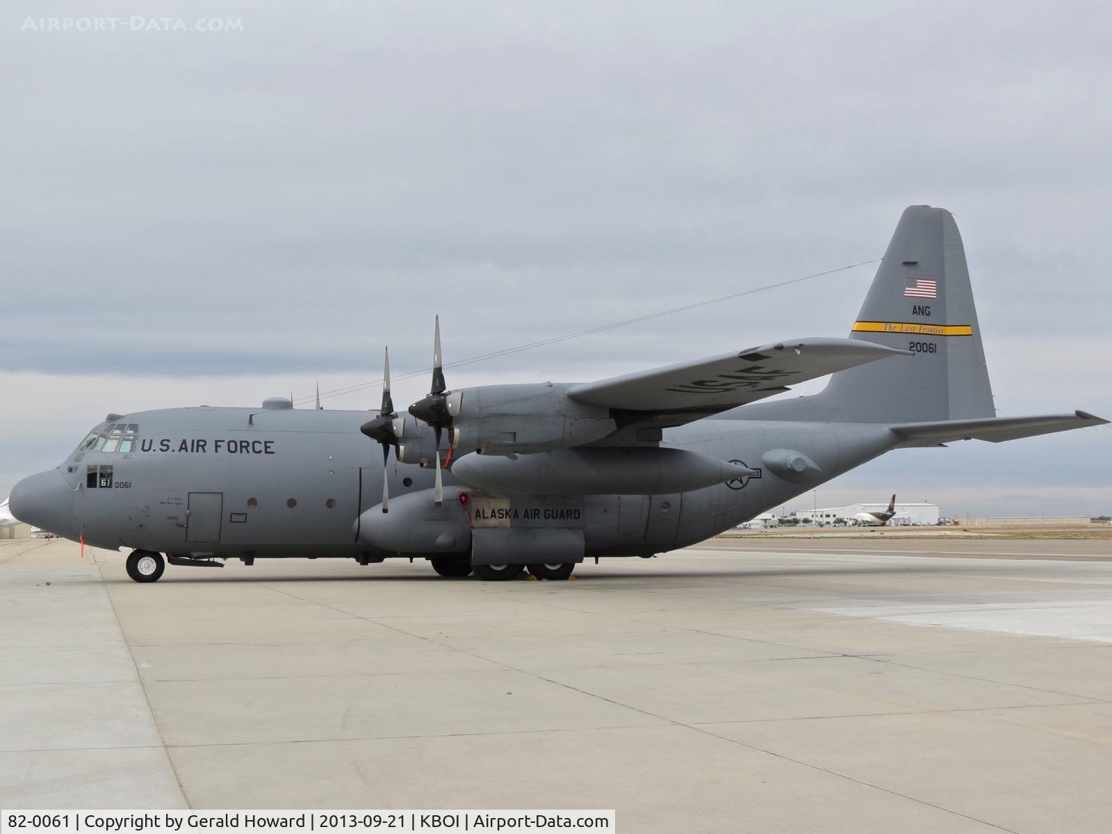 82-0061, 1982 Lockheed C-130H Hercules C/N 382-4982, 144th Airlift Sq., Alaska ANG. Deactivated in march 2017.