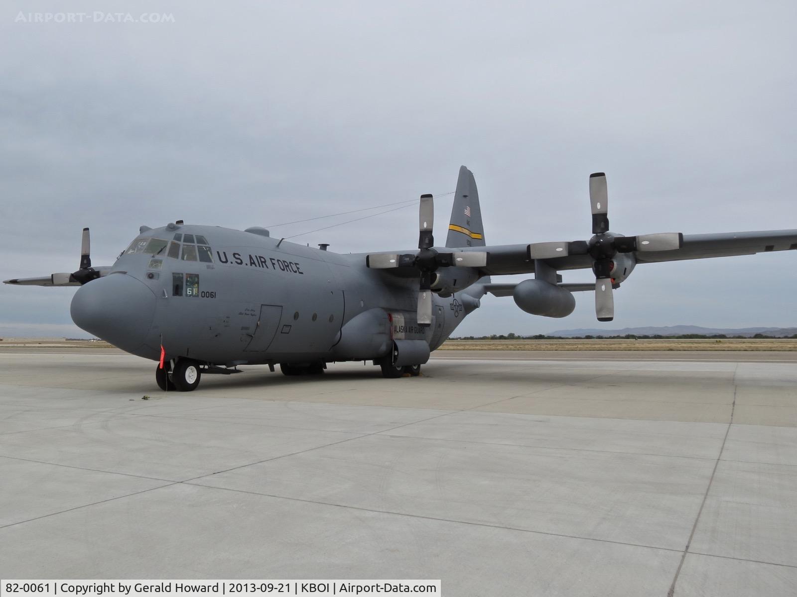 82-0061, 1982 Lockheed C-130H Hercules C/N 382-4982, 144th Airlift Sq., Alaska ANG. Deactivated in march 2017.