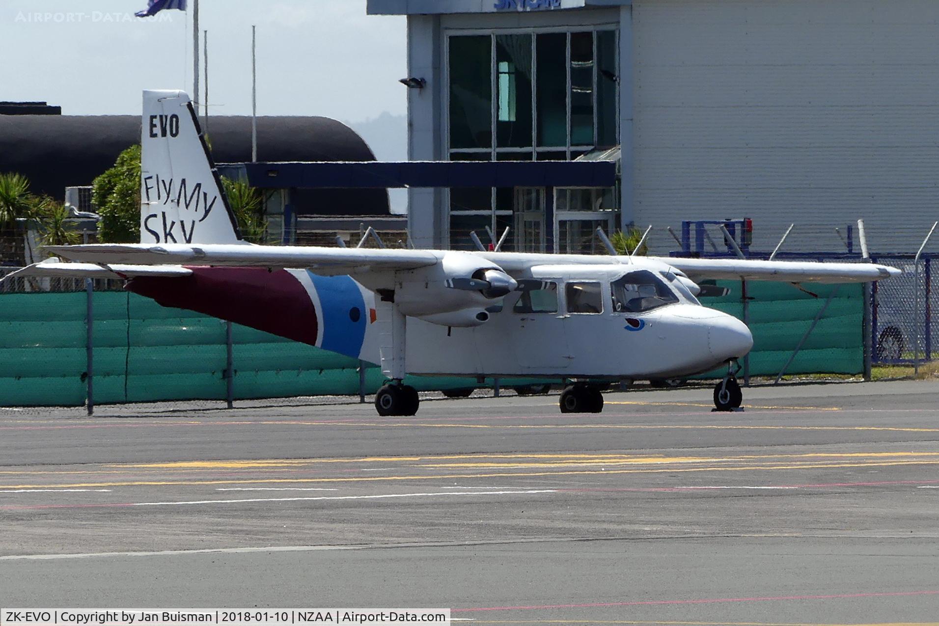 ZK-EVO, 1976 Britten-Norman BN-2A-26 Islander C/N 785, Fly My Sky