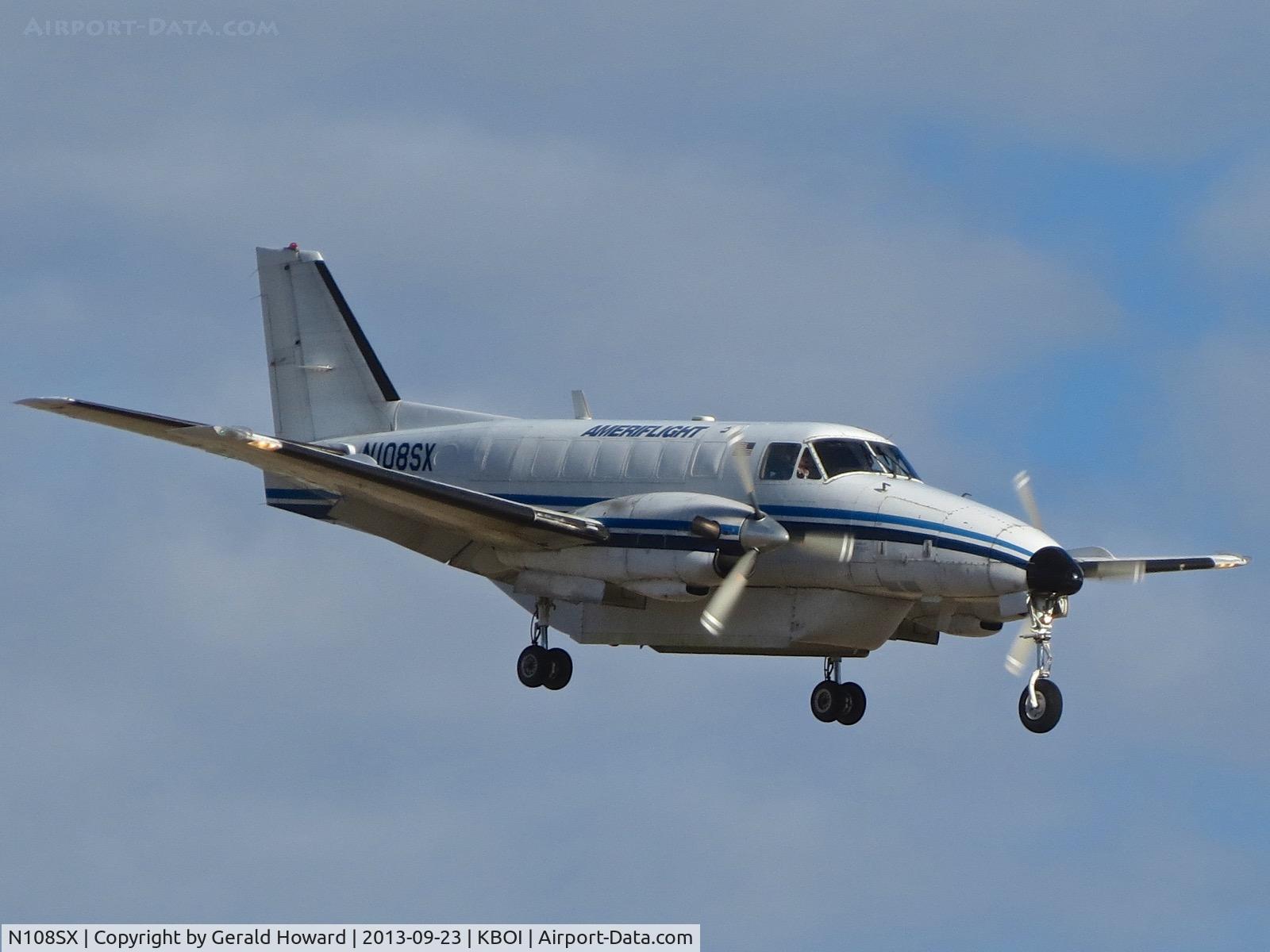 N108SX, 1982 Beech C99 Airliner C/N U-184, On approach for RWY 10R.