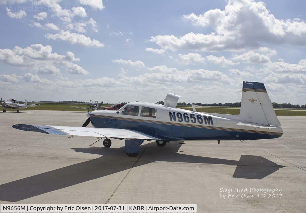 N9656M, 1967 Mooney M20C Ranger C/N 670112, Mooney M20C in Aberdeen, SD.