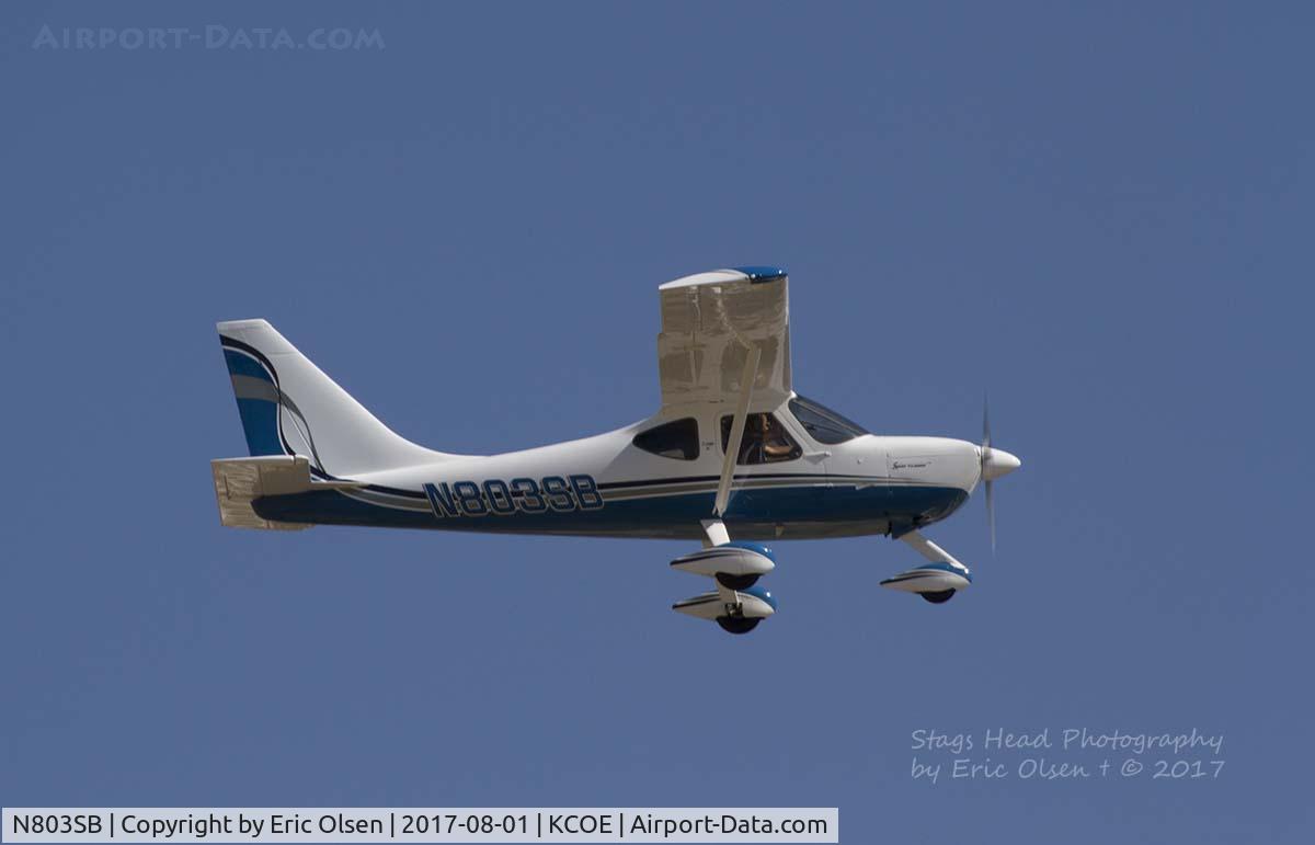 N803SB, 2005 Glasair GS-2 Sportsman C/N 7075, GS_2 Sportsman over KCOE