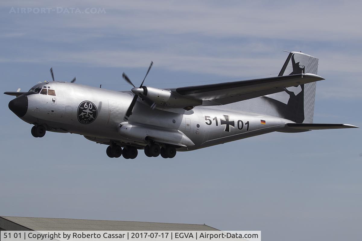 51 01, Transall C-160D C/N D138, Royal International Air Tattoo 2017