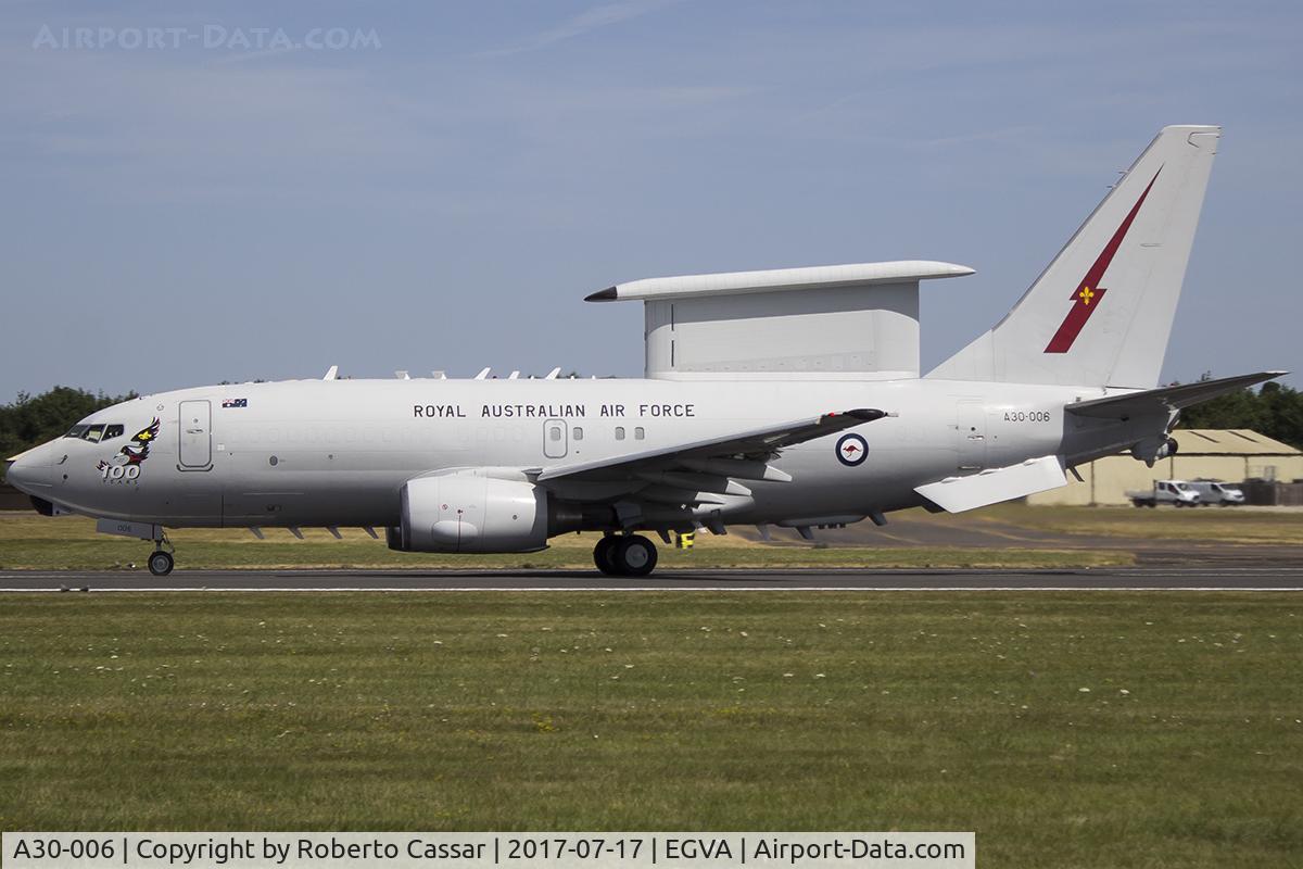 A30-006, 2006 Boeing E-7A Wedgetail (737-7ES) C/N 33987, Royal International Air Tattoo 2017