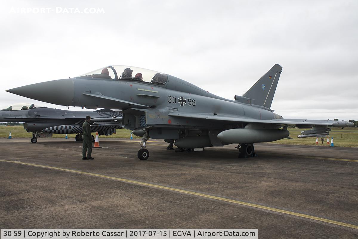 30 59, Eurofighter EF-2000 Typhoon T C/N GT017, Royal International Air Tattoo 2017