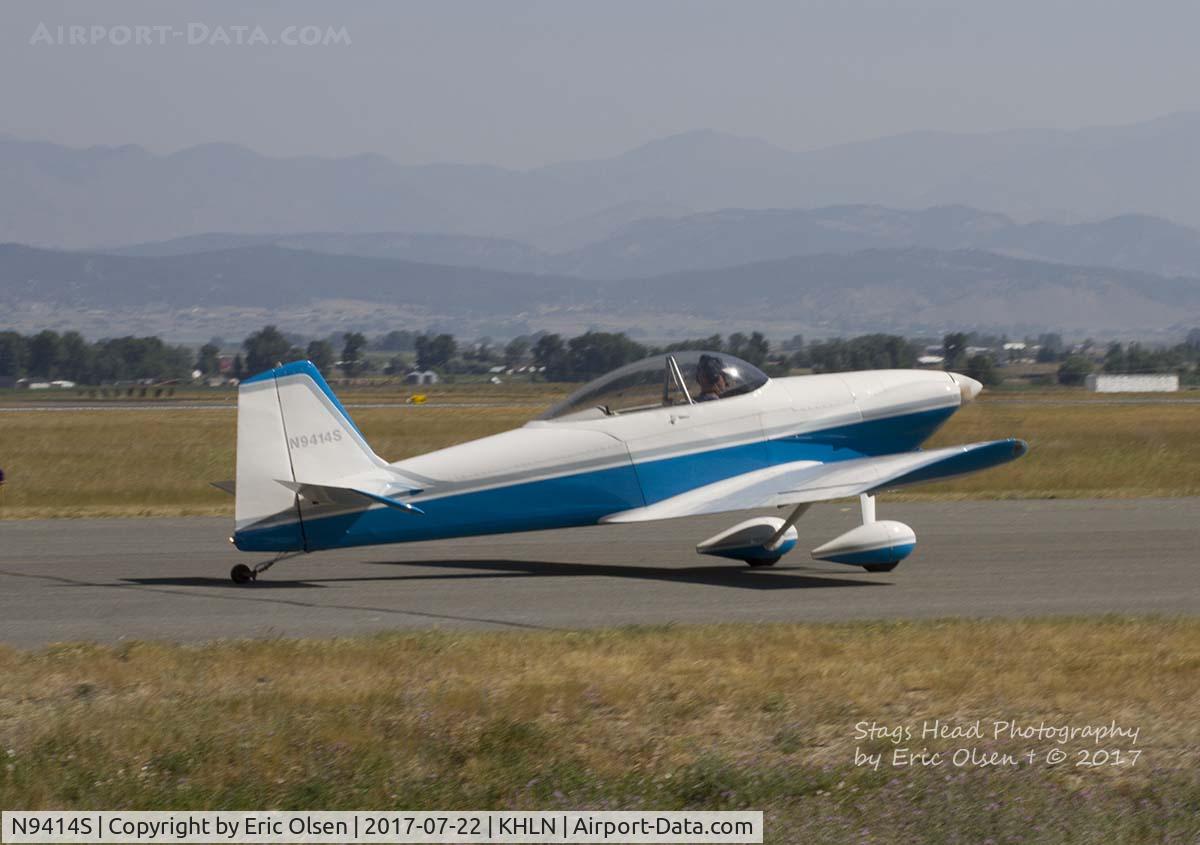 N9414S, 1998 Vans RV-4 C/N 39, Vans RV-4 taxing out to depart Helena