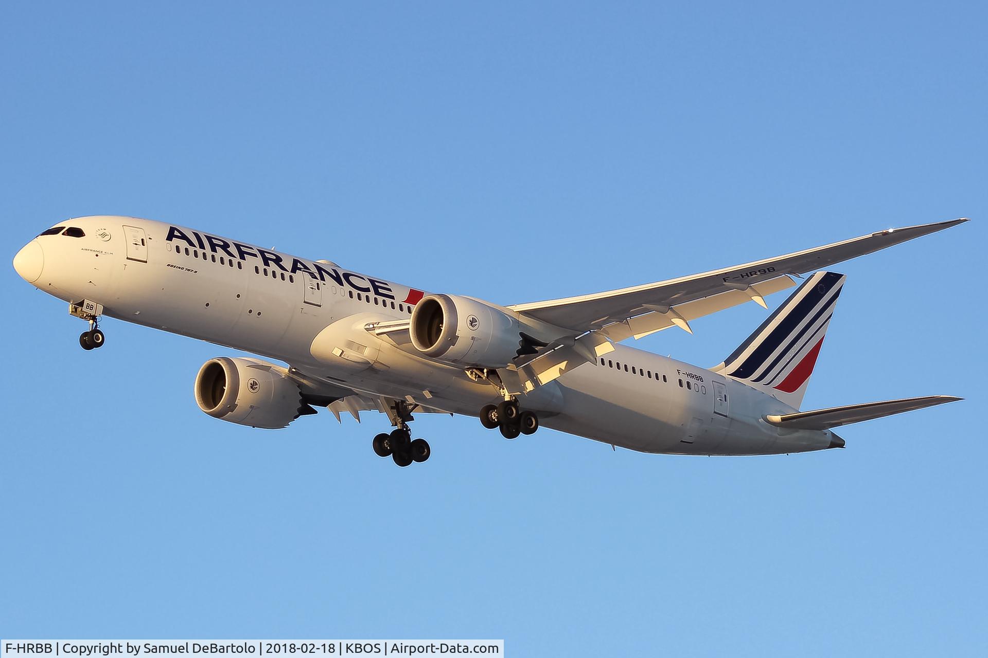 F-HRBB, 2017 Boeing 787-9 Dreamliner C/N 42495, Early arrival for Air France 787-9