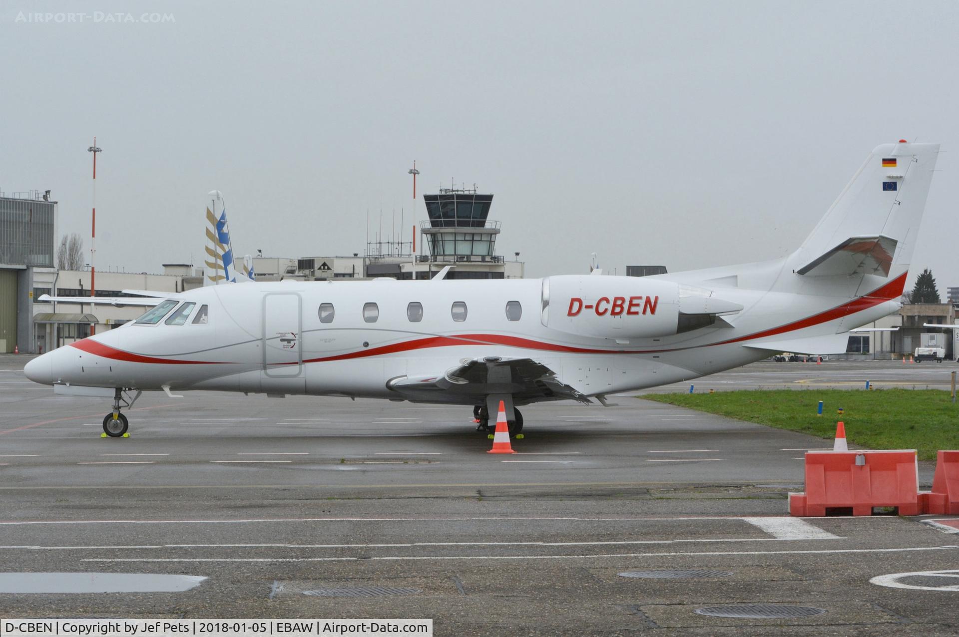 D-CBEN, 2011 Cessna 560XL Citation XLS C/N 560-6089, At Antwerp Airport.