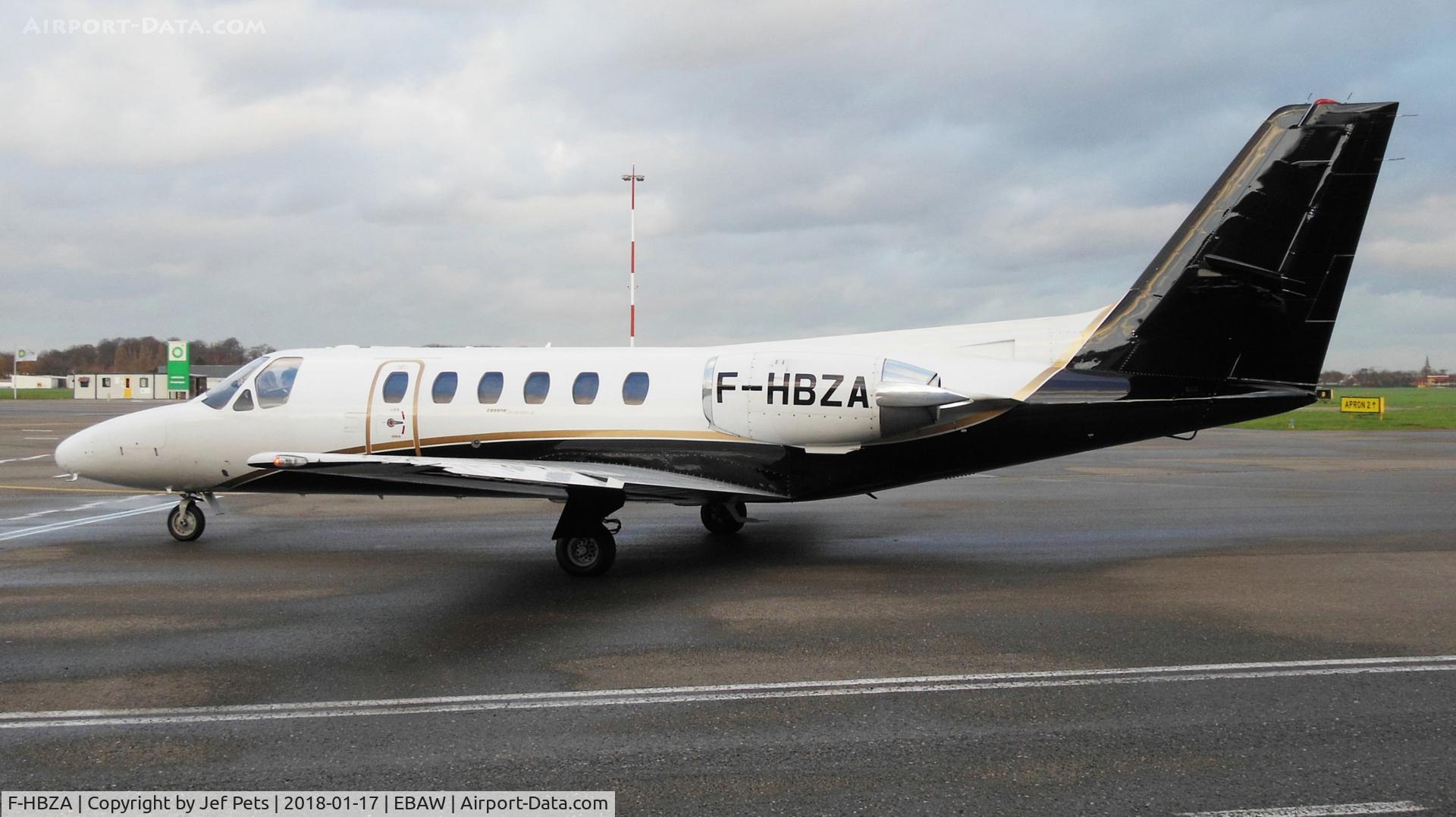 F-HBZA, 1991 Cessna 550 Citation II C/N 550-0672, At Antwerp Airport.