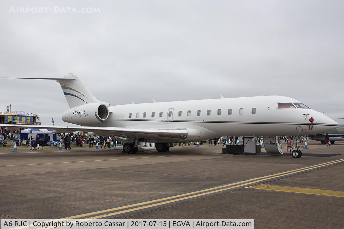 A6-RJC, Bombardier BD-700 Global 5000 C/N 9600, Royal International Air Tattoo 2017