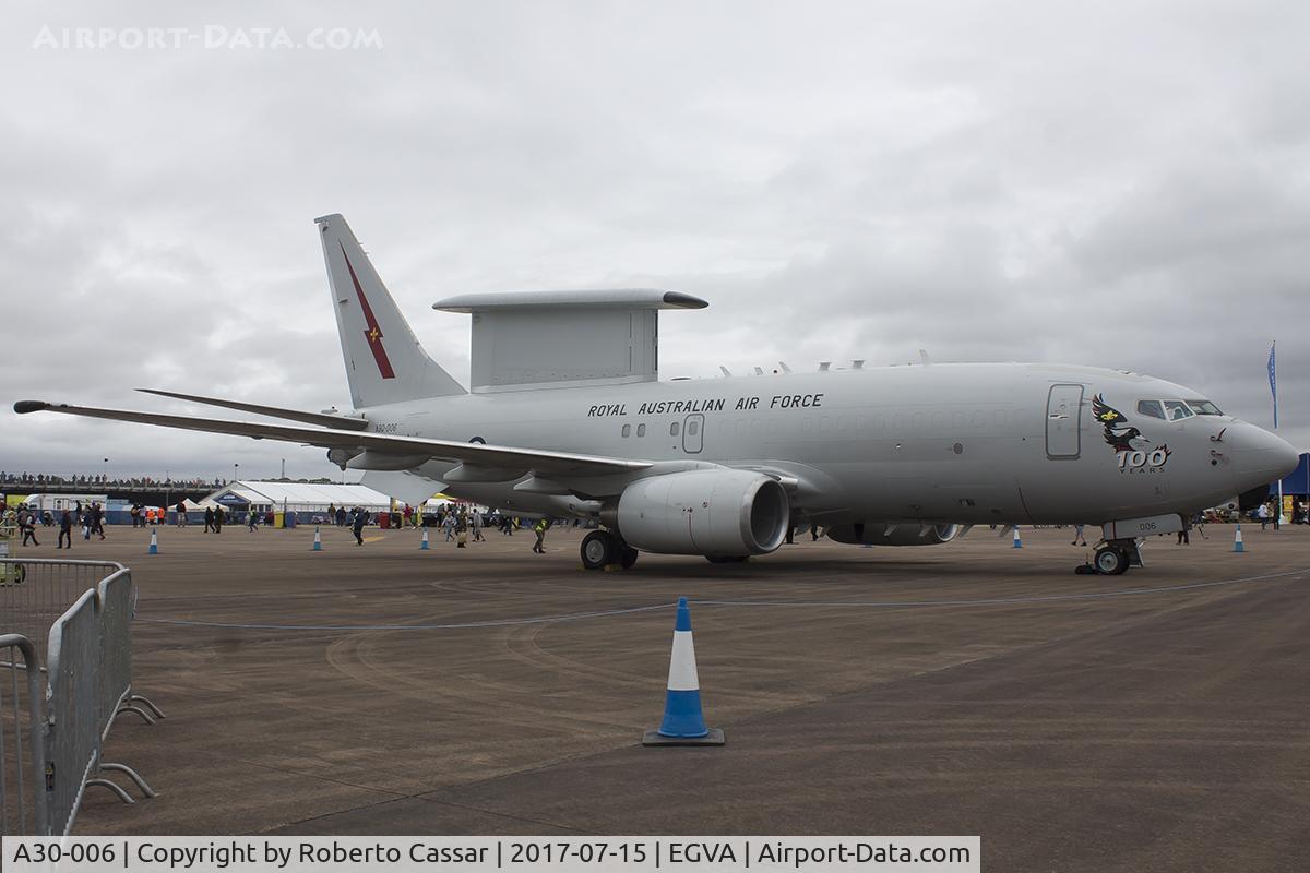 A30-006, 2006 Boeing E-7A Wedgetail (737-7ES) C/N 33987, Royal International Air Tattoo 2017