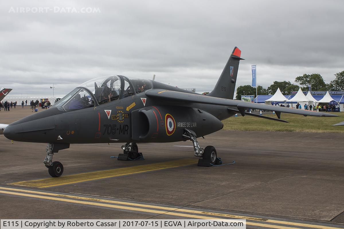E115, Dassault-Dornier Alpha Jet E C/N E115, Royal International Air Tattoo 2017