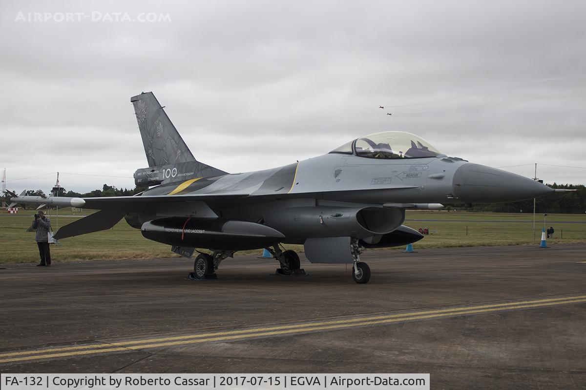 FA-132, SABCA F-16AM Fighting Falcon C/N 6H-132, Royal International Air Tattoo 2017