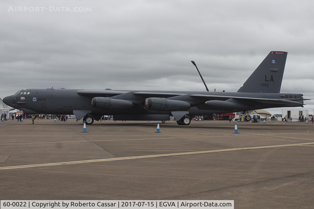 60-0022, 1960 Boeing B-52H Stratofortress C/N 464387, Royal International Air Tattoo 2017