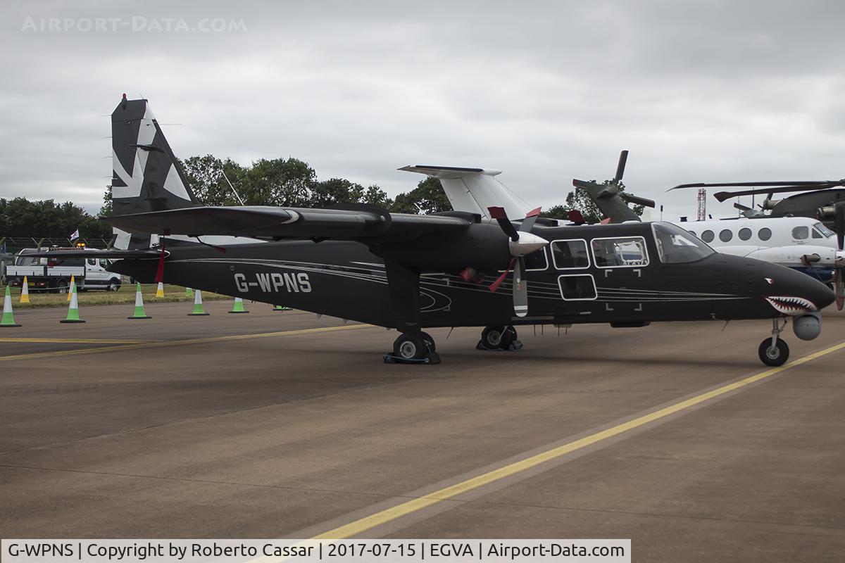 G-WPNS, 2002 Pilatus Britten-Norman BN-2T-4S Defender 4000 C/N 4011, Royal International Air Tattoo 2017