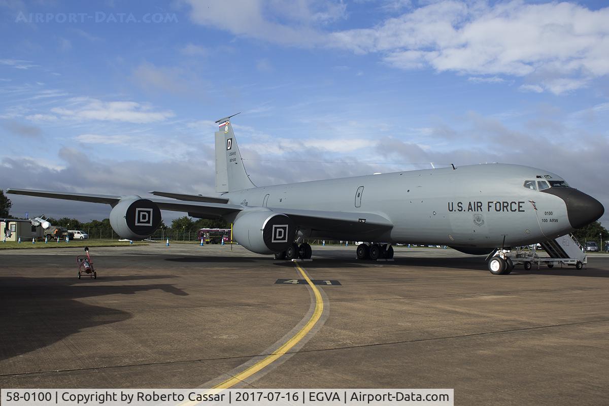 58-0100, 1958 Boeing KC-135R Stratotanker C/N 17845, Royal International Air Tattoo 2017
