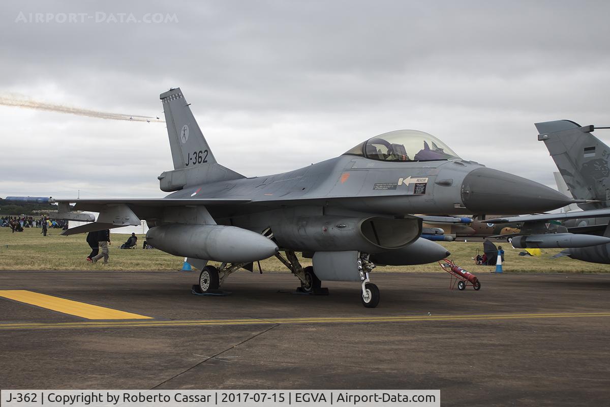 J-362, 1986 Fokker F-16AM Fighting Falcon C/N 6D-119, Royal International Air Tattoo 2017