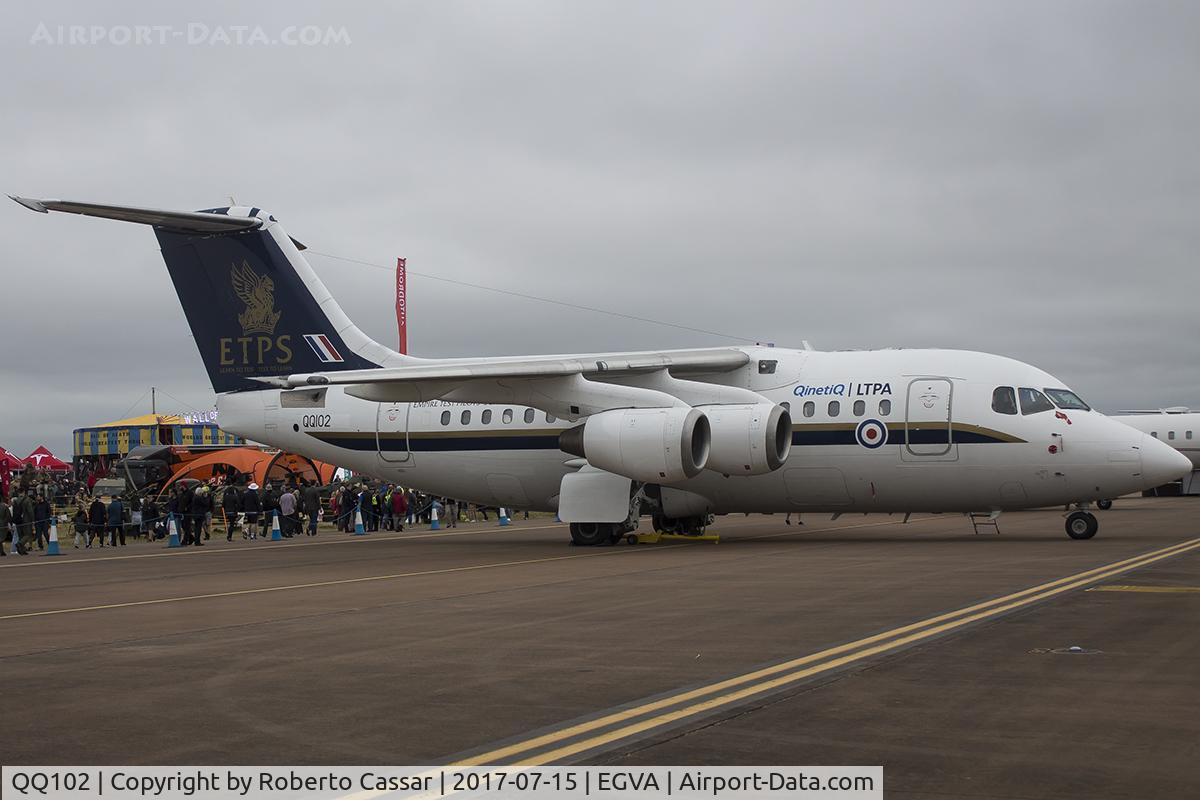 QQ102, 1994 British Aerospace Avro 146-RJ70 C/N E1254, Royal International Air Tattoo 2017