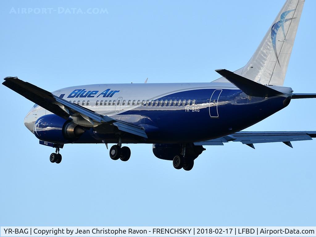 YR-BAG, 1990 Boeing 737-5L9 C/N 24778, Blue Air