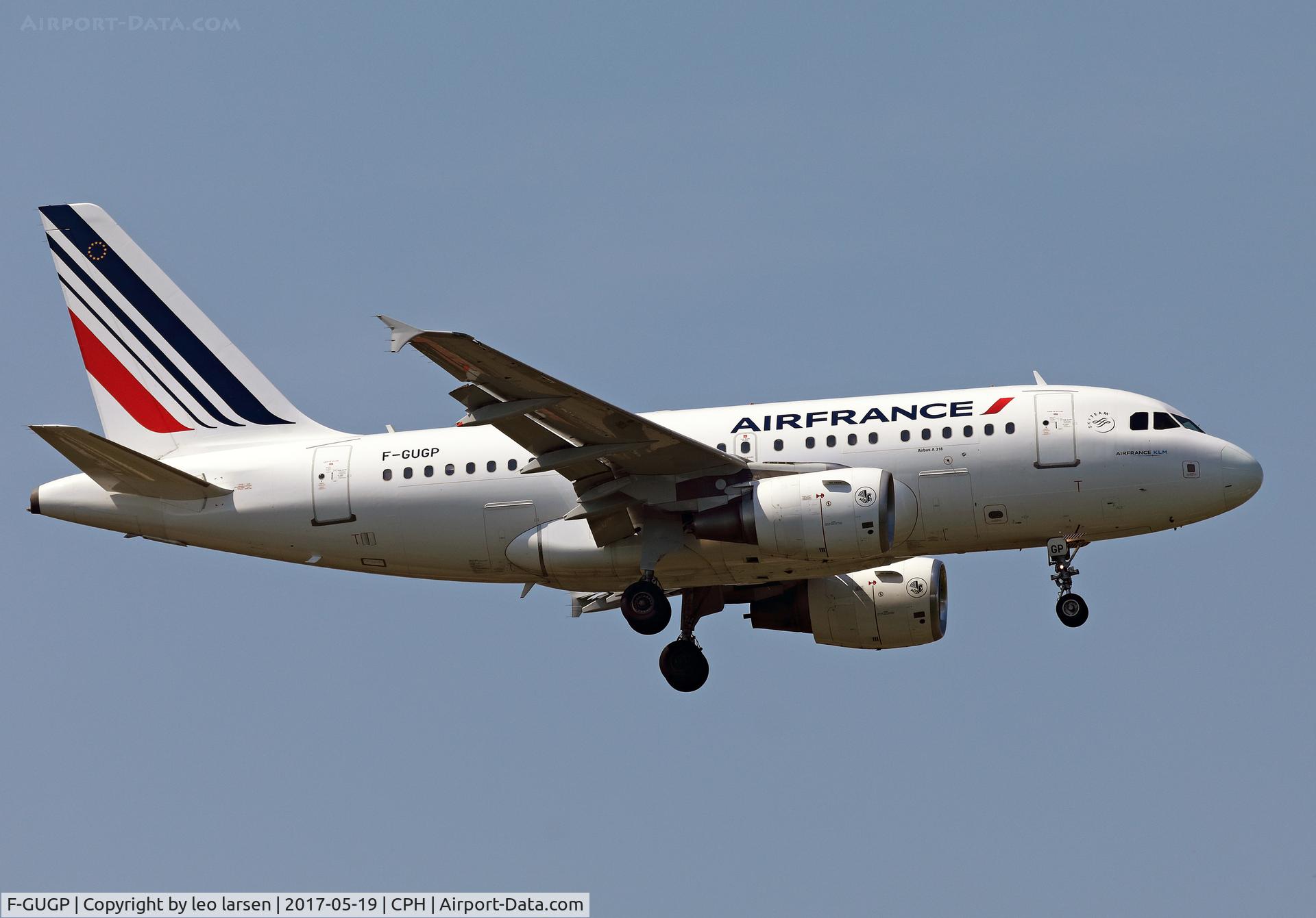 F-GUGP, 2006 Airbus A318-111 C/N 2967, Copenhagen 19.5.2017
