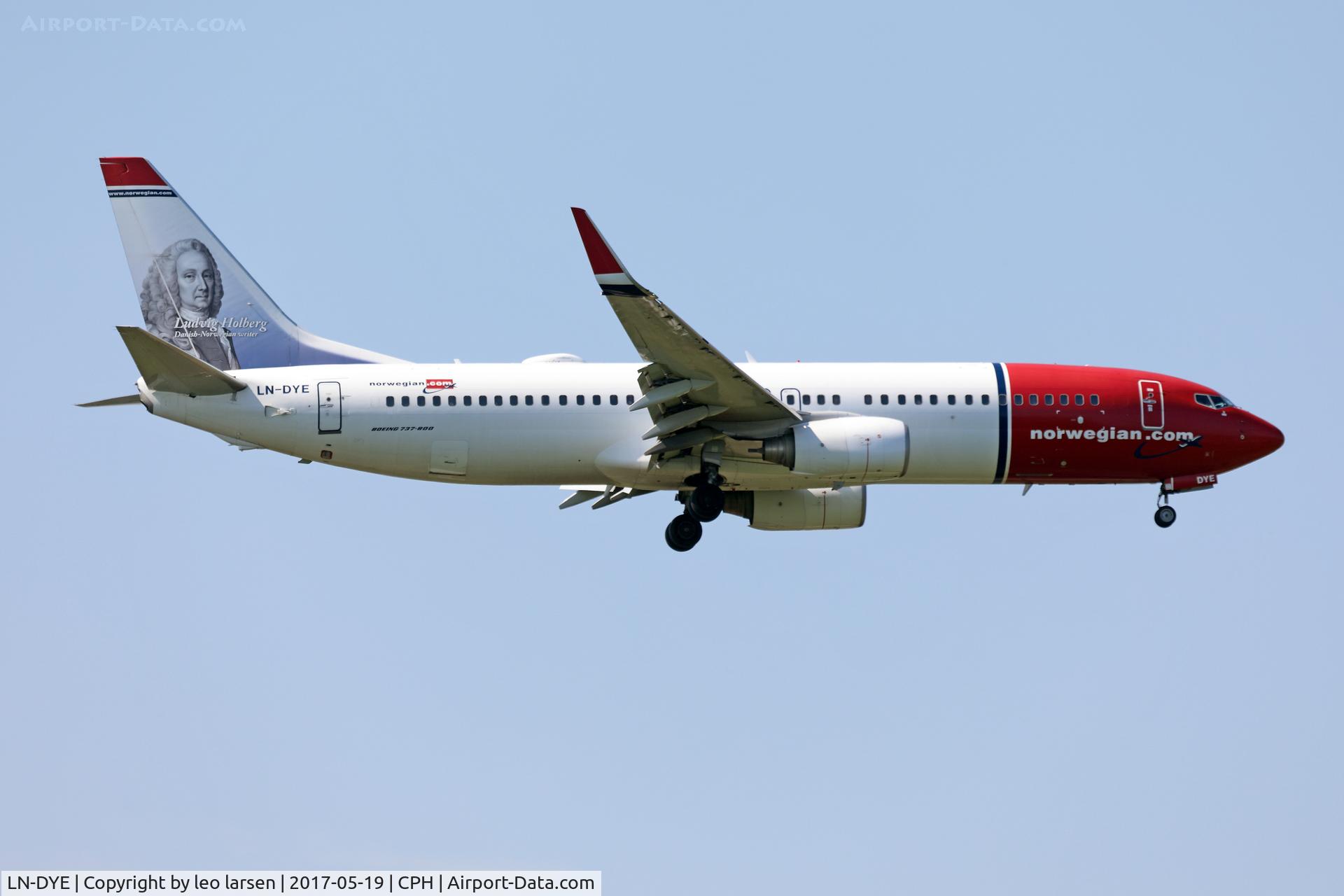 LN-DYE, 2010 Boeing 737-8JP C/N 39003, Copenhagen 19.5.2017  