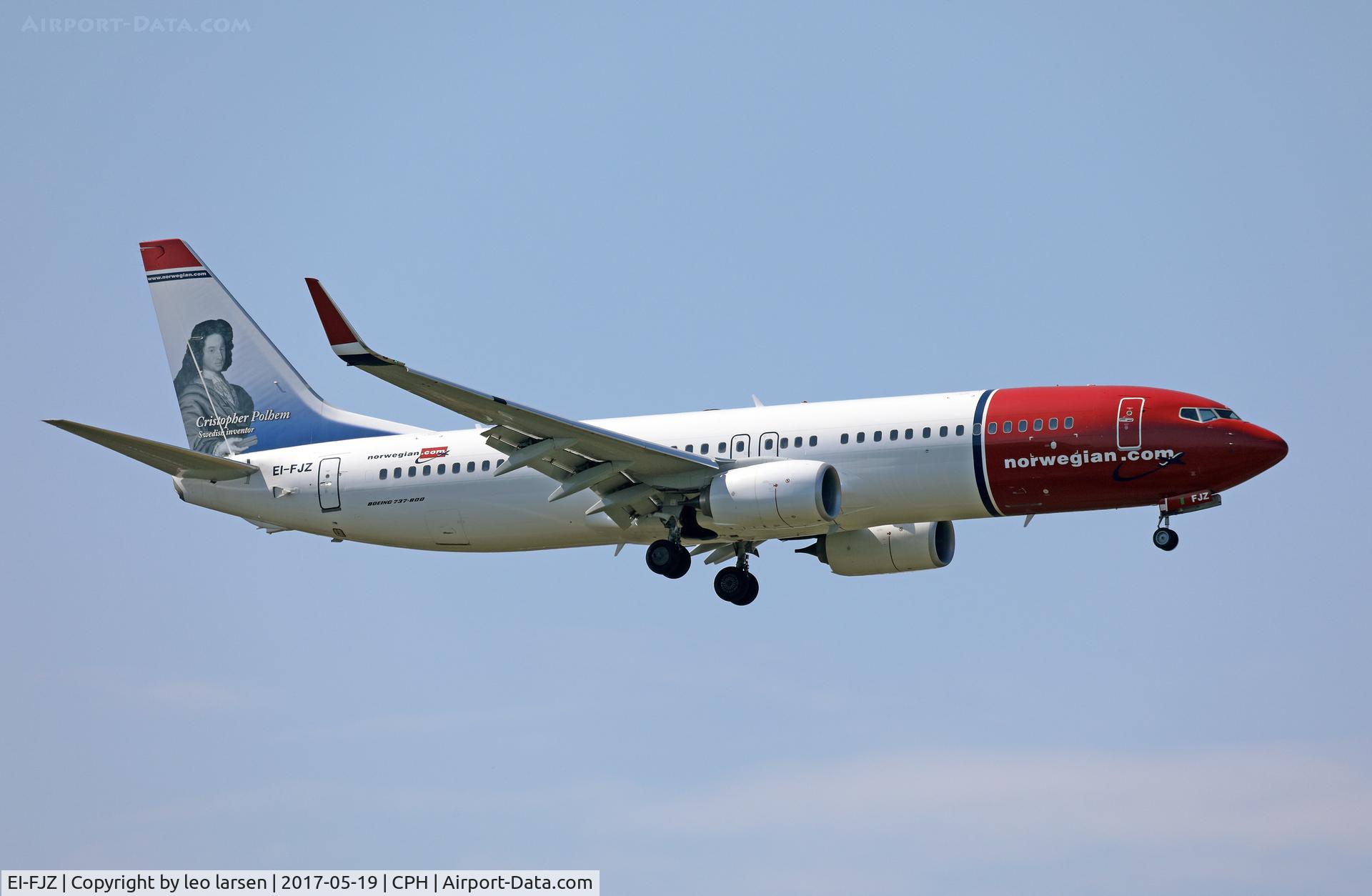 EI-FJZ, 2016 Boeing 737-800 C/N 42082, Copenhagen 19.5.2017