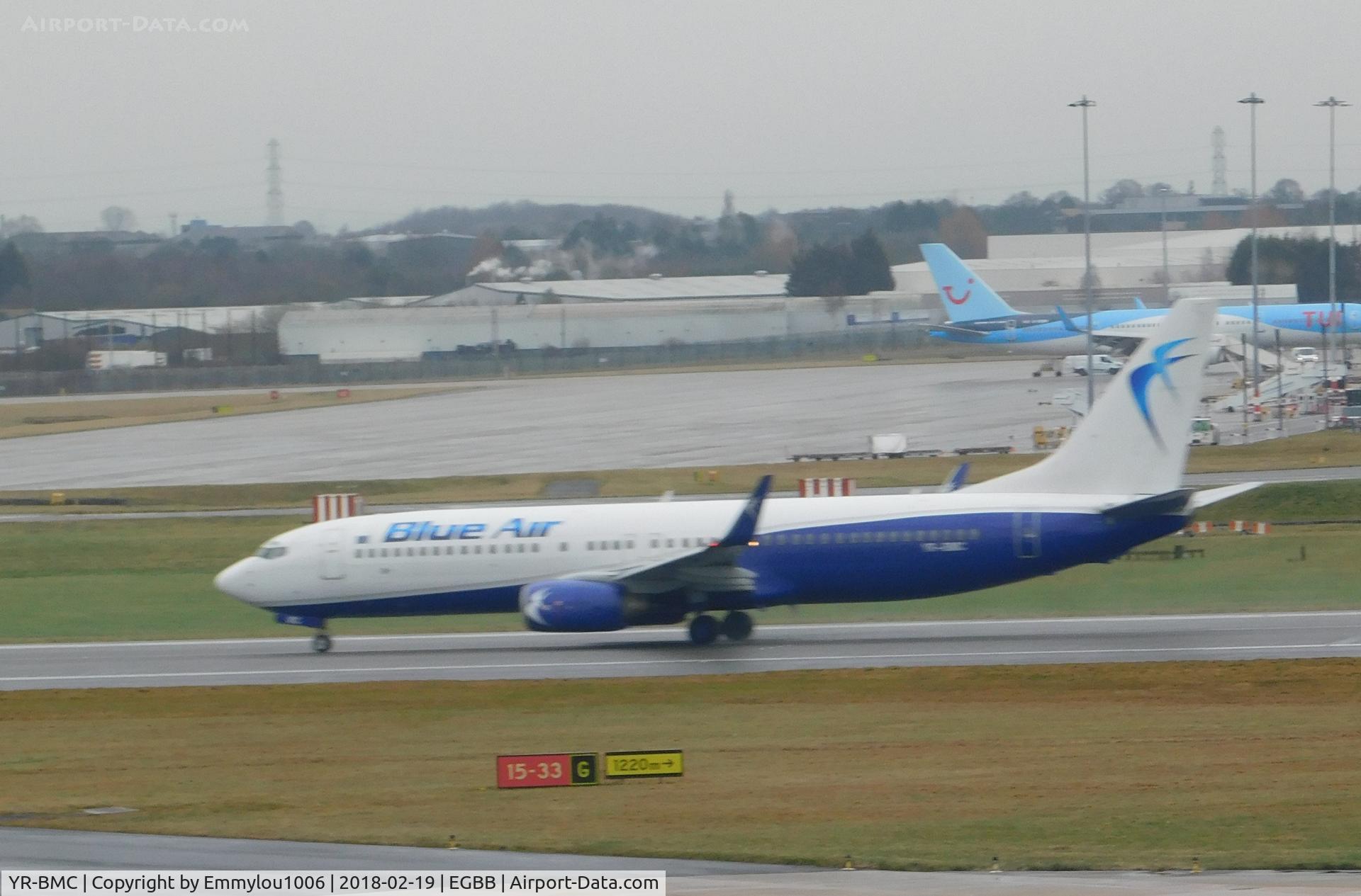 YR-BMC, 1998 Boeing 737-85F C/N 28822, FREEPORT CAR PARK