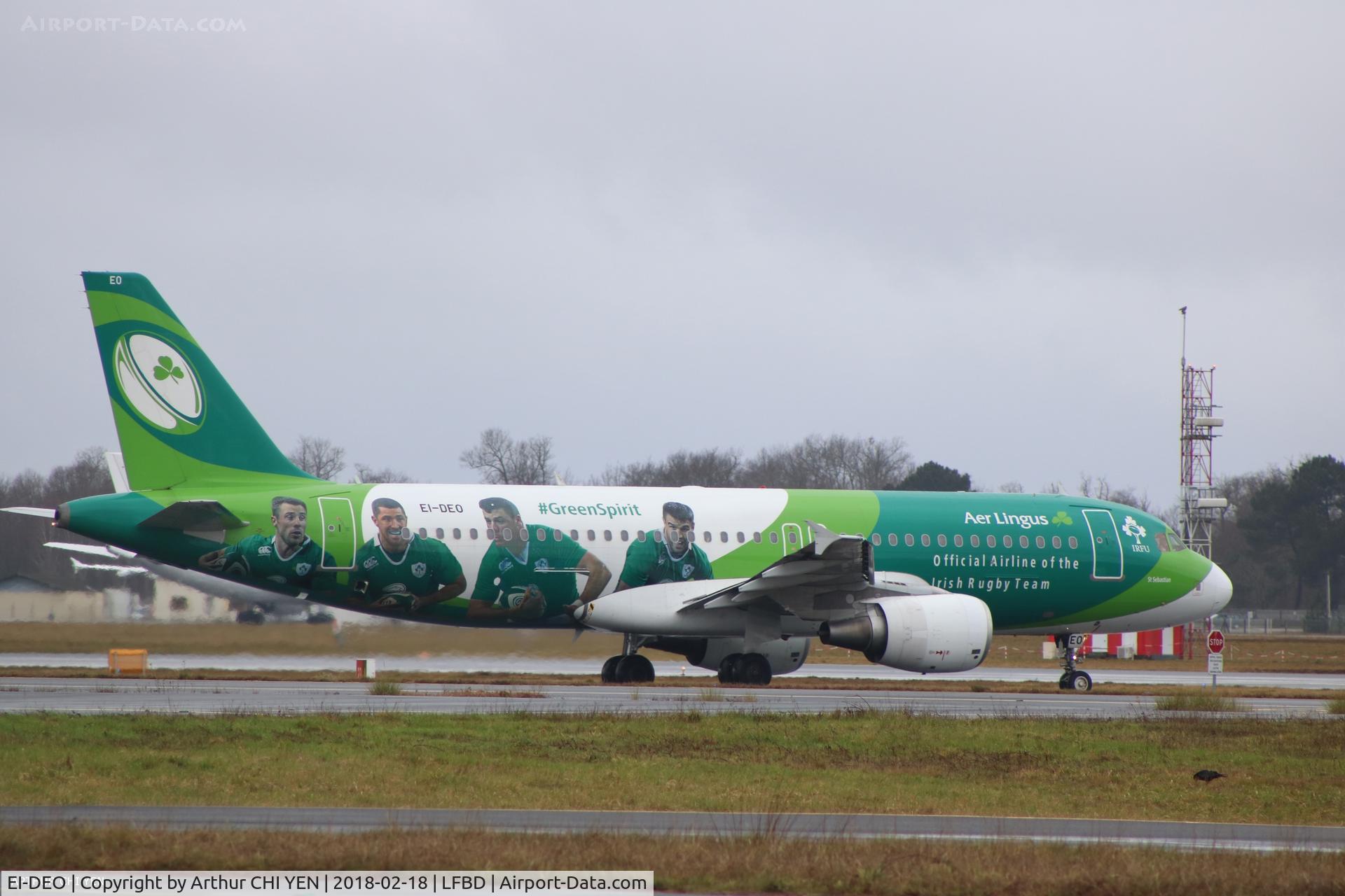 EI-DEO, 2005 Airbus A320-214 C/N 2486, Special Livery on this Aer lingus A320. Flight to Dublin.