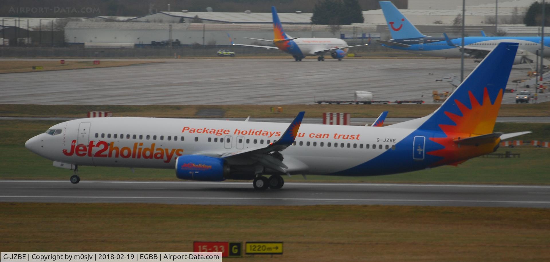 G-JZBE, 2017 Boeing 737-8MG C/N 63161, Taken from Freeport Carpark