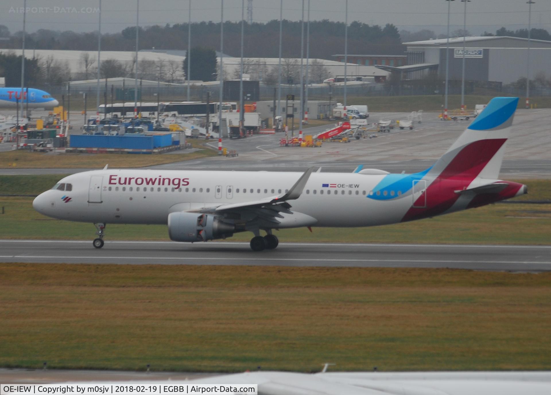 OE-IEW, 2016 Airbus A320-214 C/N 7148, Taken from Freeport Carpark