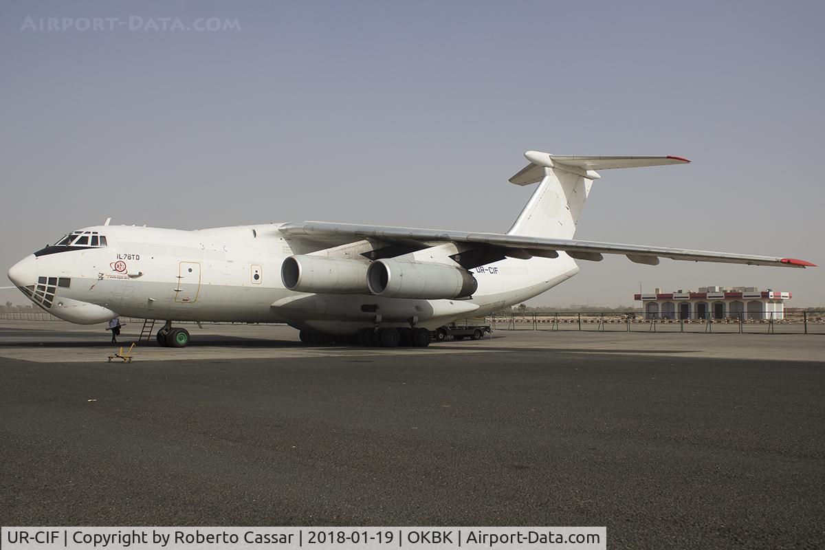 UR-CIF, 1992 Ilyushin IL-76TD C/N 1023412395, Kuwait Aviation Show 2018