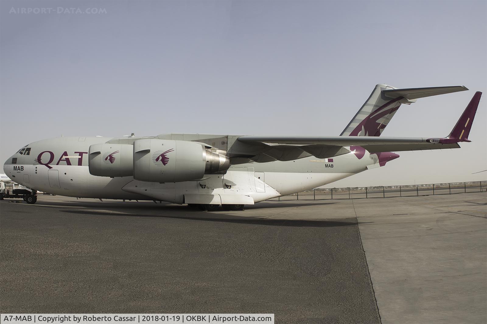 A7-MAB, 2009 Boeing C-17A Globemaster III C/N F-209/QA-2, Kuwait Aviation Show 2018