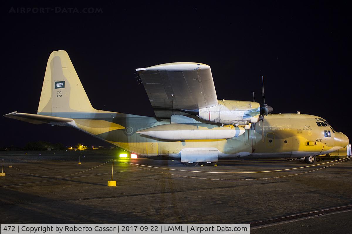 472, 1990 Lockheed C-130H Hercules C/N 382-5234, Malta International Airshow 2017