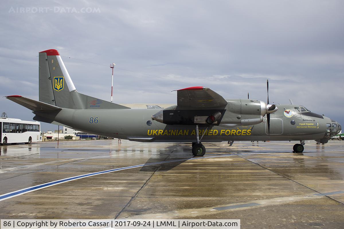 86, Antonov An-30 C/N 0602, Malta International Airshow 2017