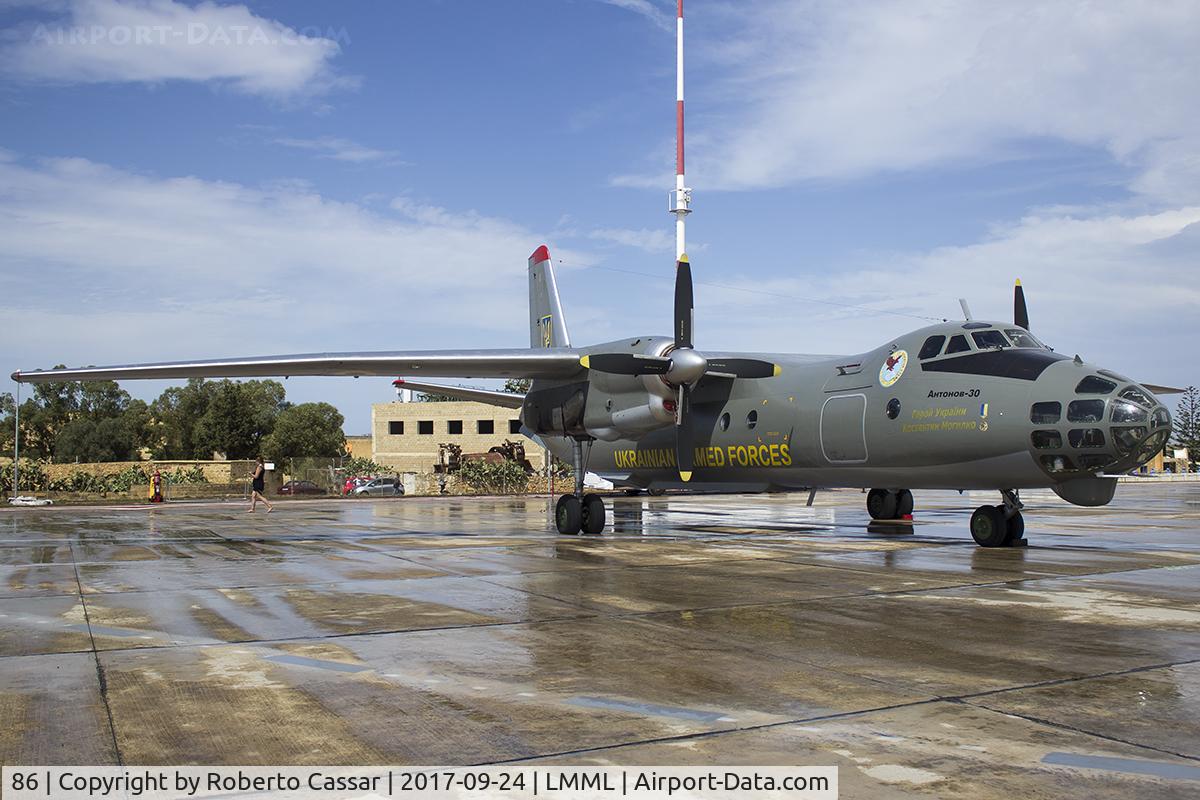 86, Antonov An-30 C/N 0602, Malta International Airshow 2017