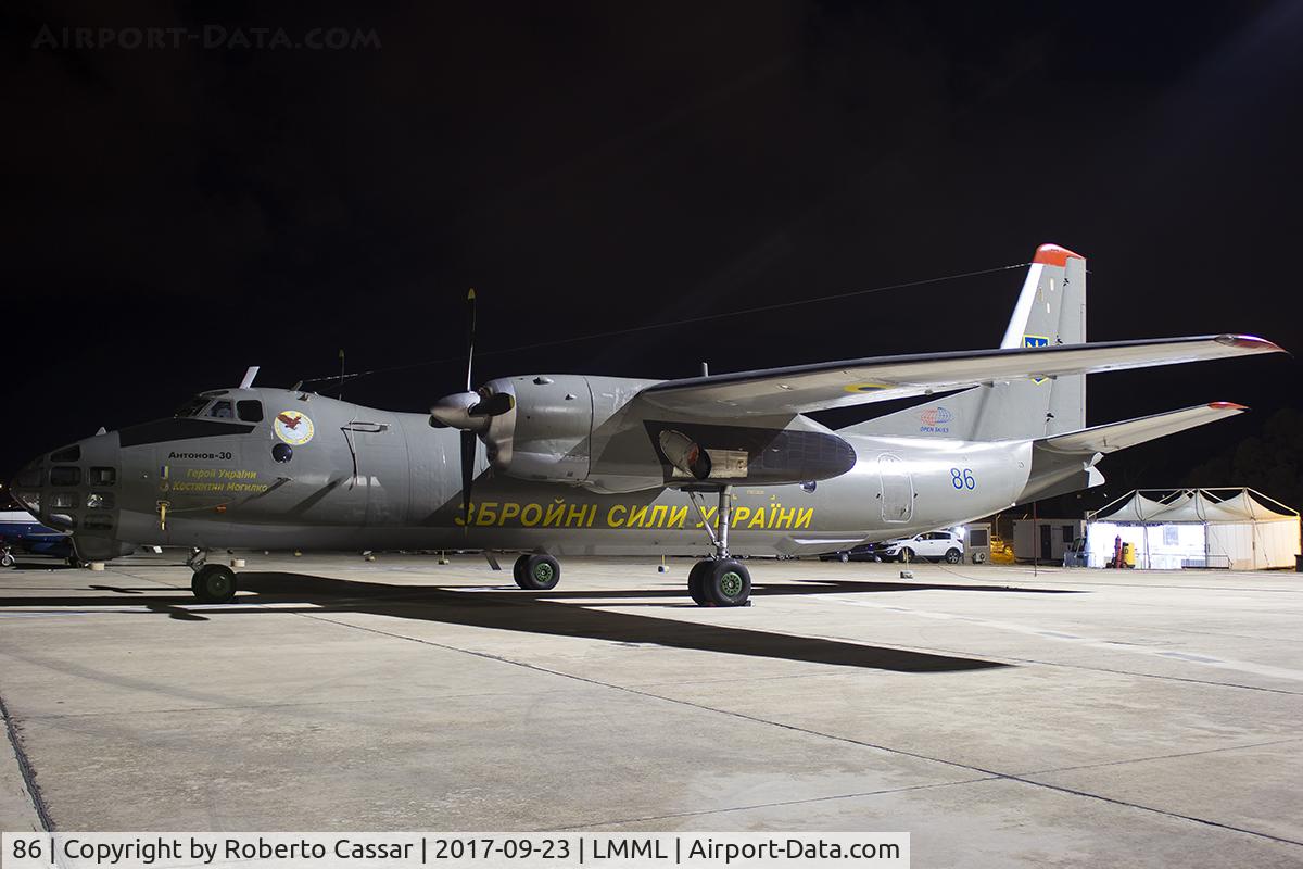 86, Antonov An-30 C/N 0602, Malta International Airshow 2017