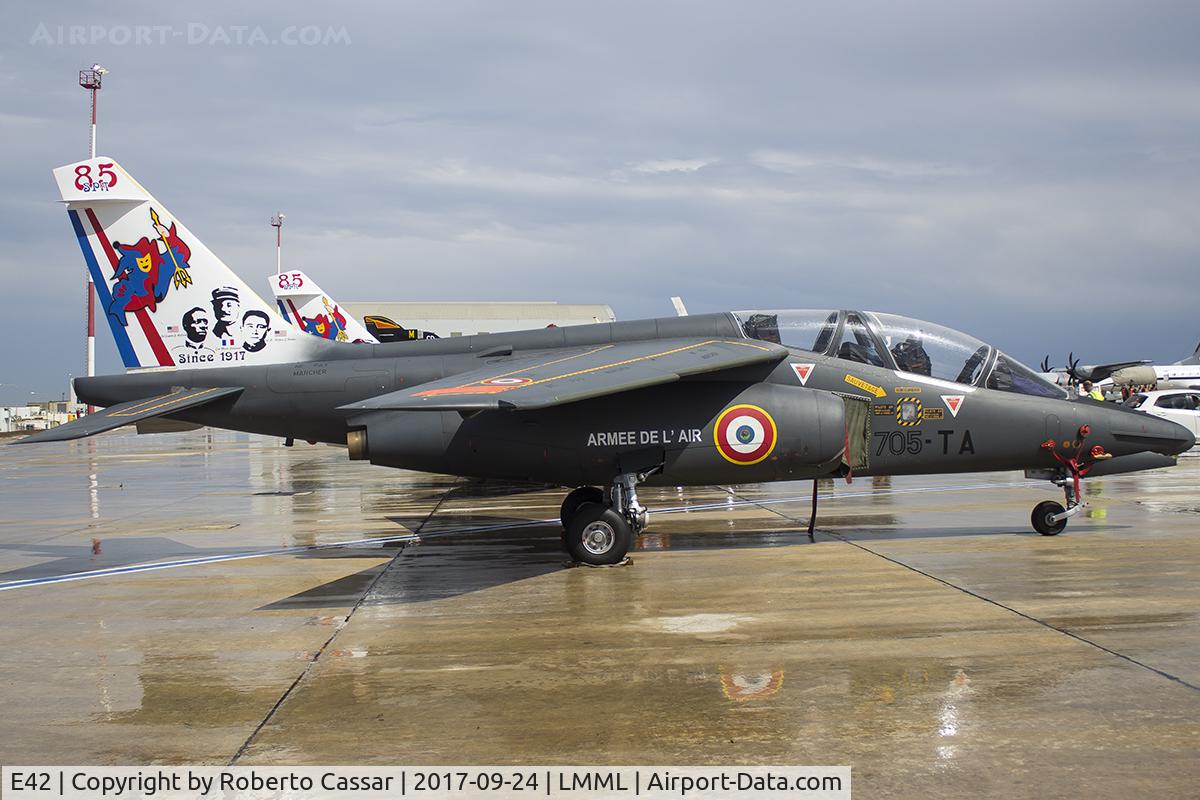E42, Dassault-Dornier Alpha Jet E C/N E42, Malta International Airshow 2017