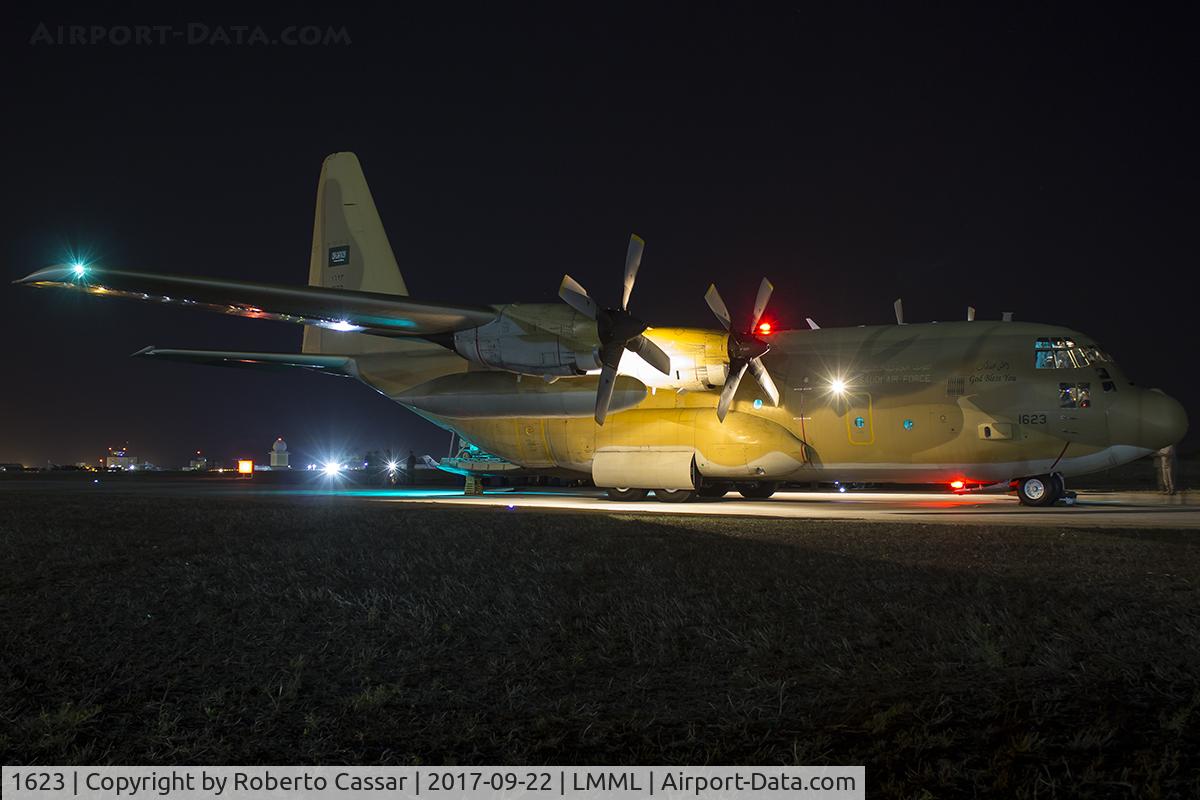1623, 1992 Lockheed C-130H Hercules C/N 382-5254, Malta International Airshow 2017