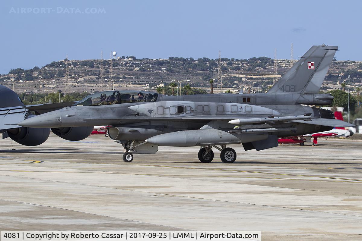 4081, 2003 Lockheed Martin F-16D Fighting Falcon C/N JD-6, Malta International Airshow 2017