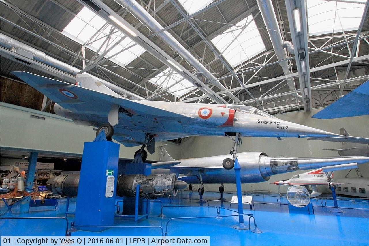 01, 1957 Dassault Mirage IIIA C/N 01, Dassault Mirage III A, Air & Space Museum Paris-Le Bourget (LFPB)