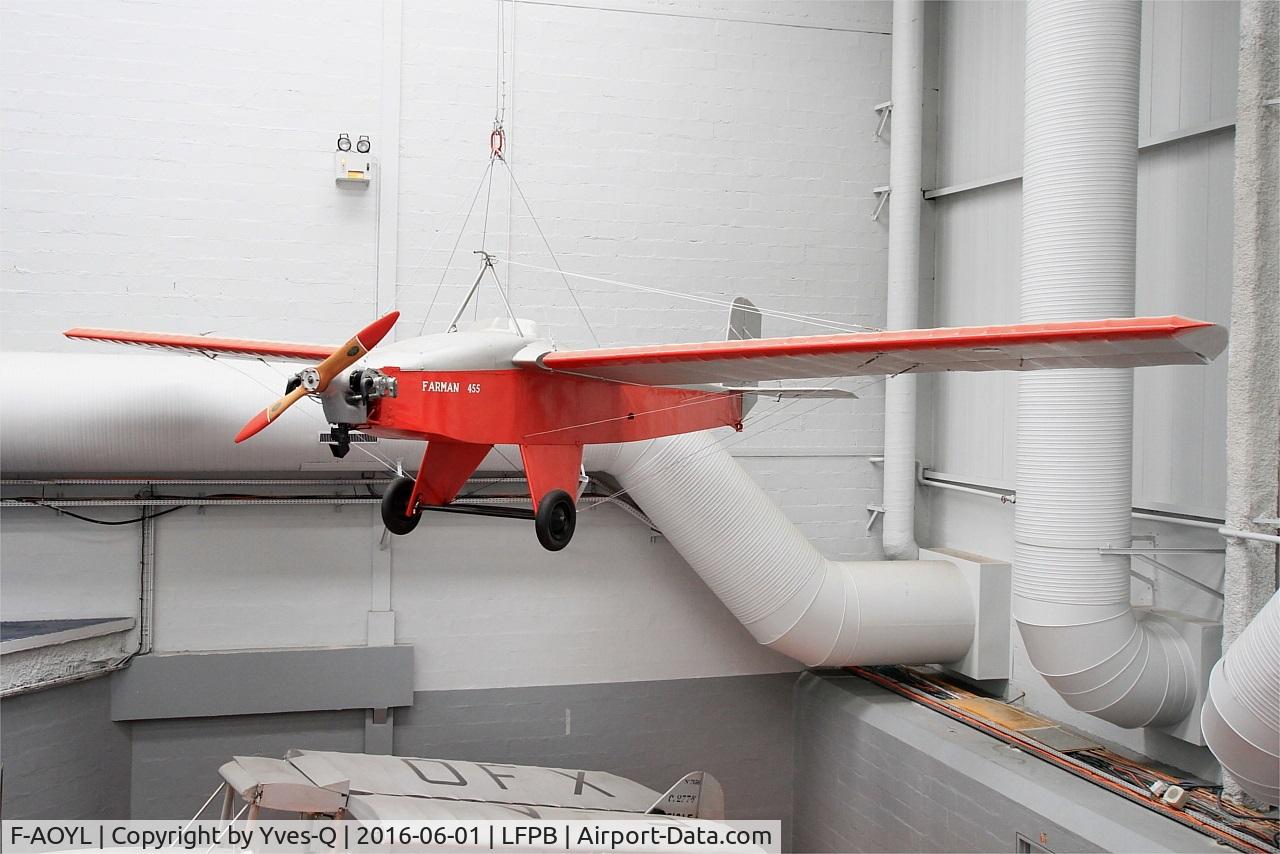 F-AOYL, 1936 Farman F455 Super Moustique C/N 01, Farman F455 Super Moustique, Air & Space Museum Paris-Le Bourget Airport (LFPB-LBG)