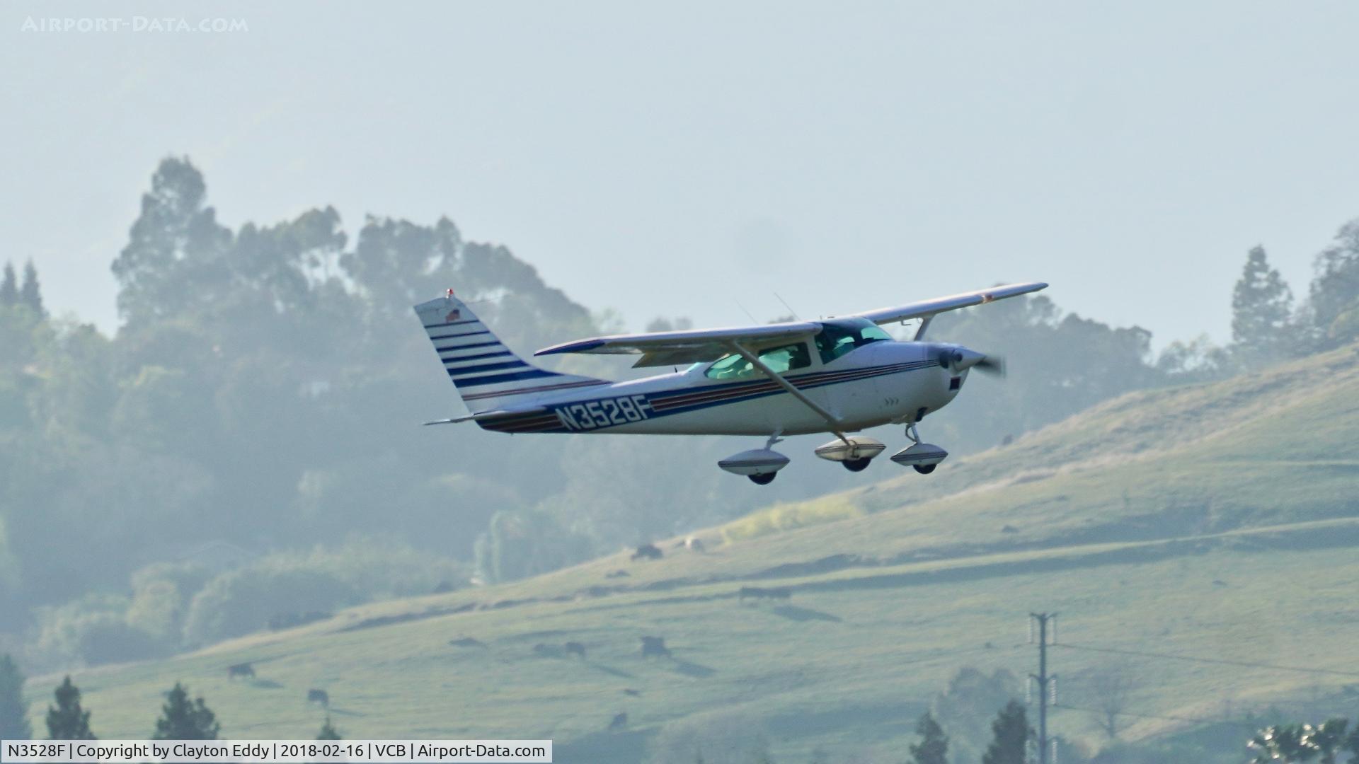 N3528F, 1966 Cessna 182J Skylane C/N 18257528, Nut Tree Airport Vacaville California 2018.
