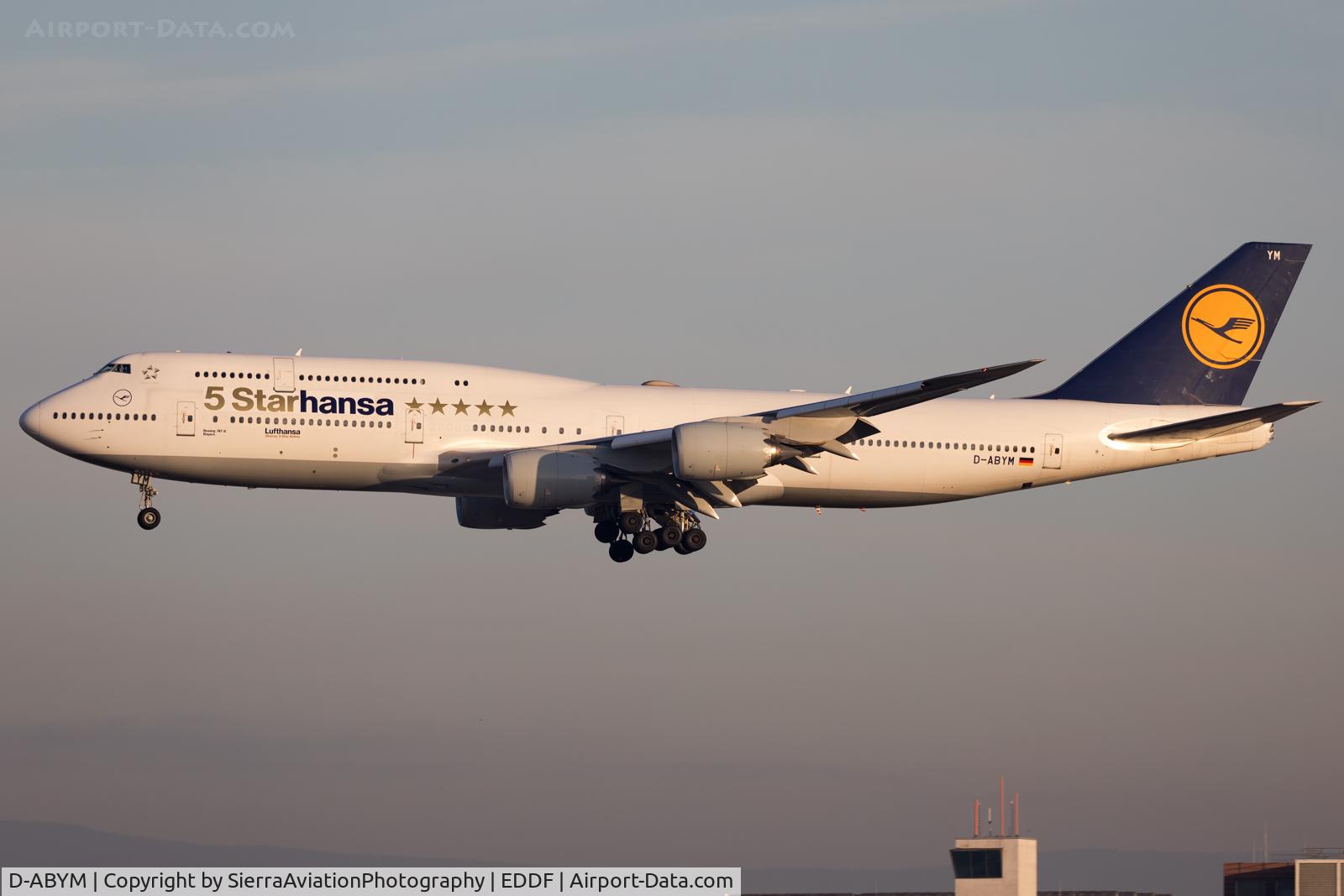 D-ABYM, 2014 Boeing 747-830 C/N 37837, Lufthansa 5Starhansa