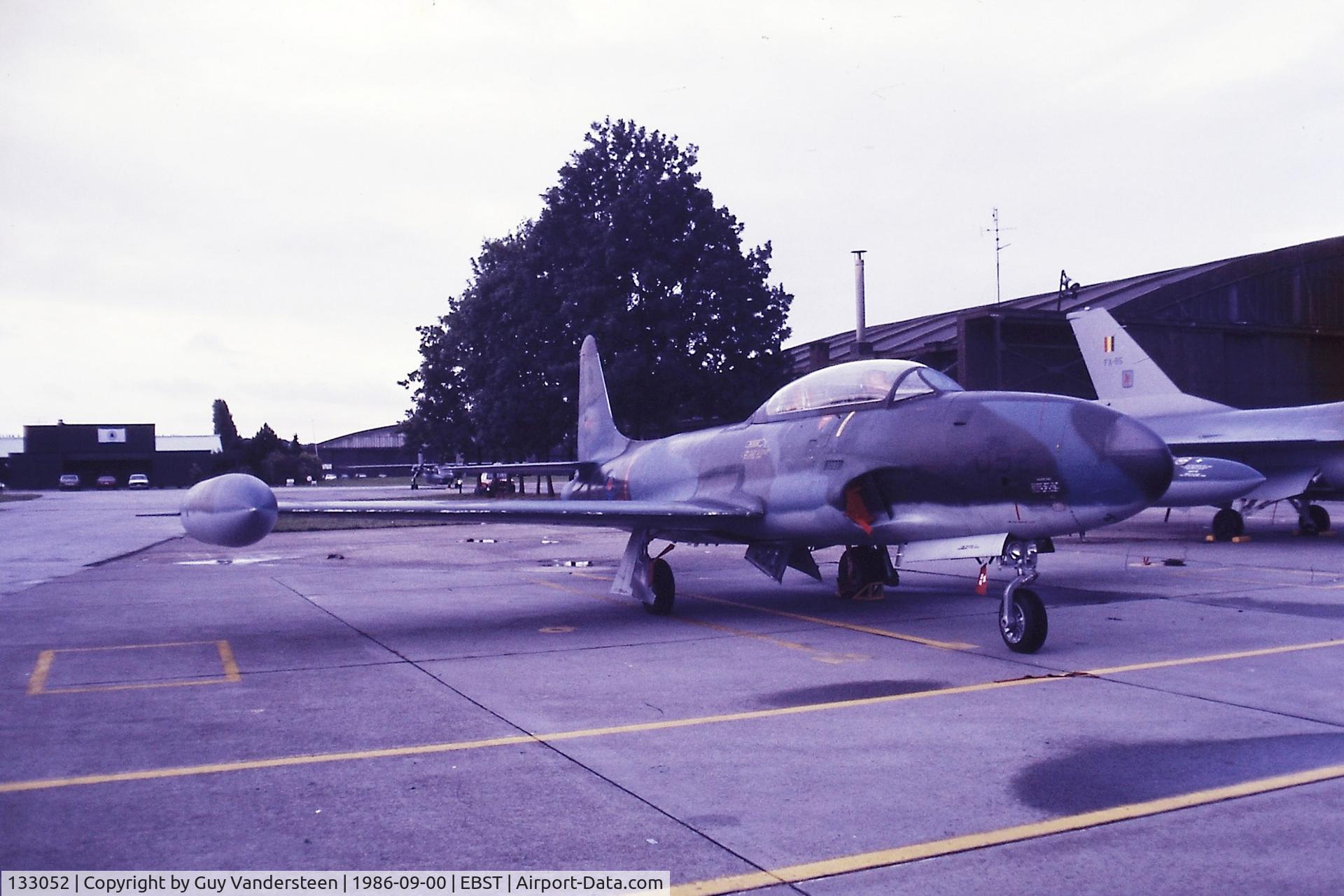 133052, Canadair CT-133 Silver Star C/N T33-052, CAF CT-133A 133052 @ EBST Sept 1986