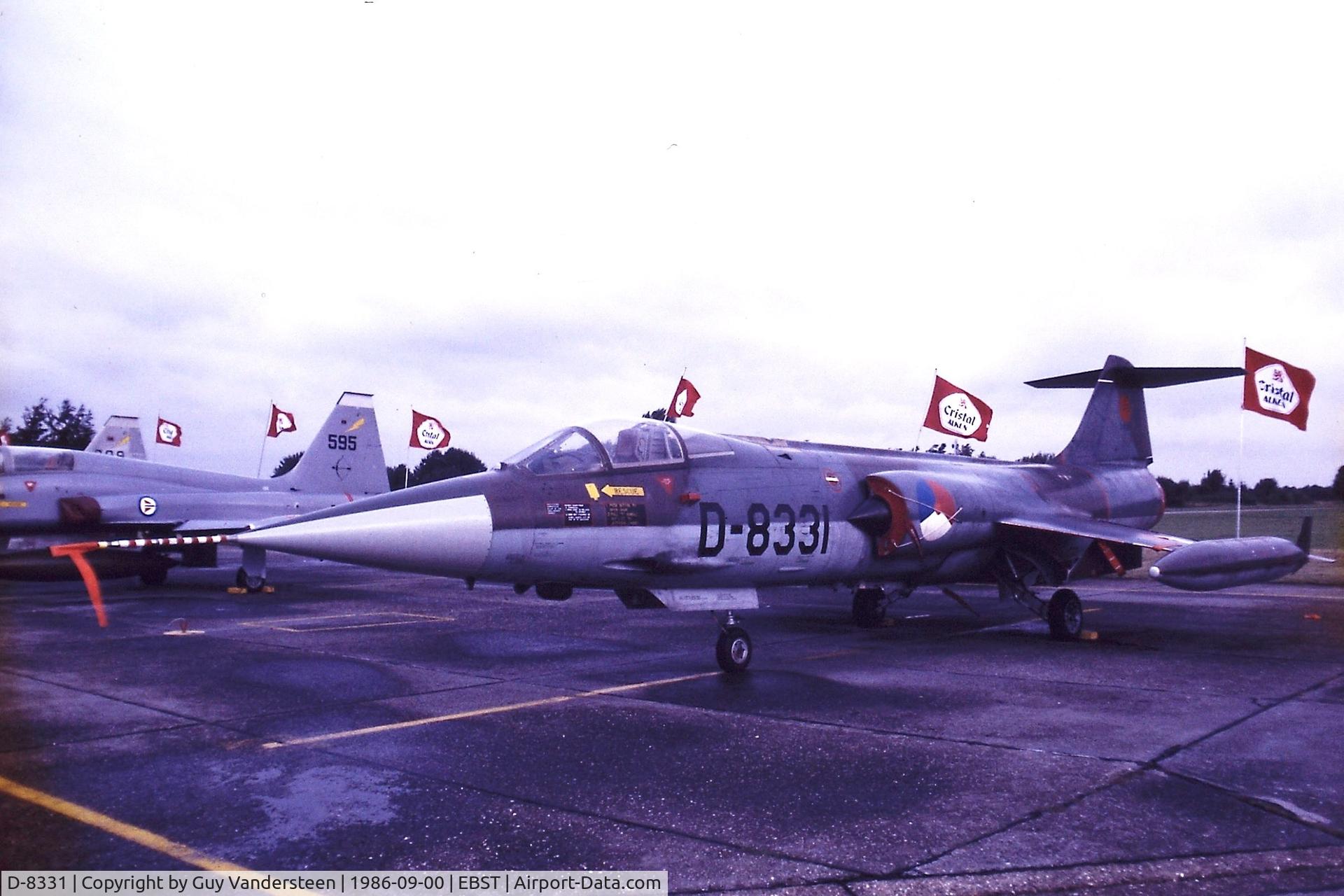 D-8331, Lockheed F-104G Starfighter C/N 683-8331, RNLAF F-104G @ EBST