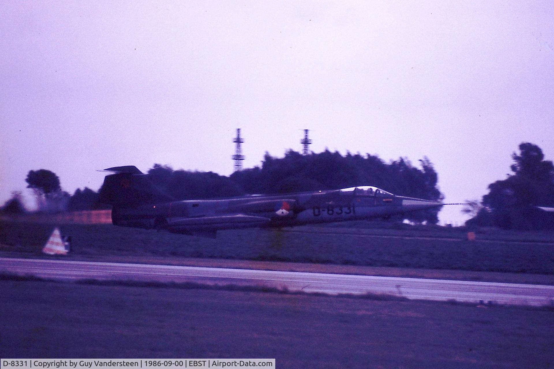 D-8331, Lockheed F-104G Starfighter C/N 683-8331, Low level take-off @ EBST