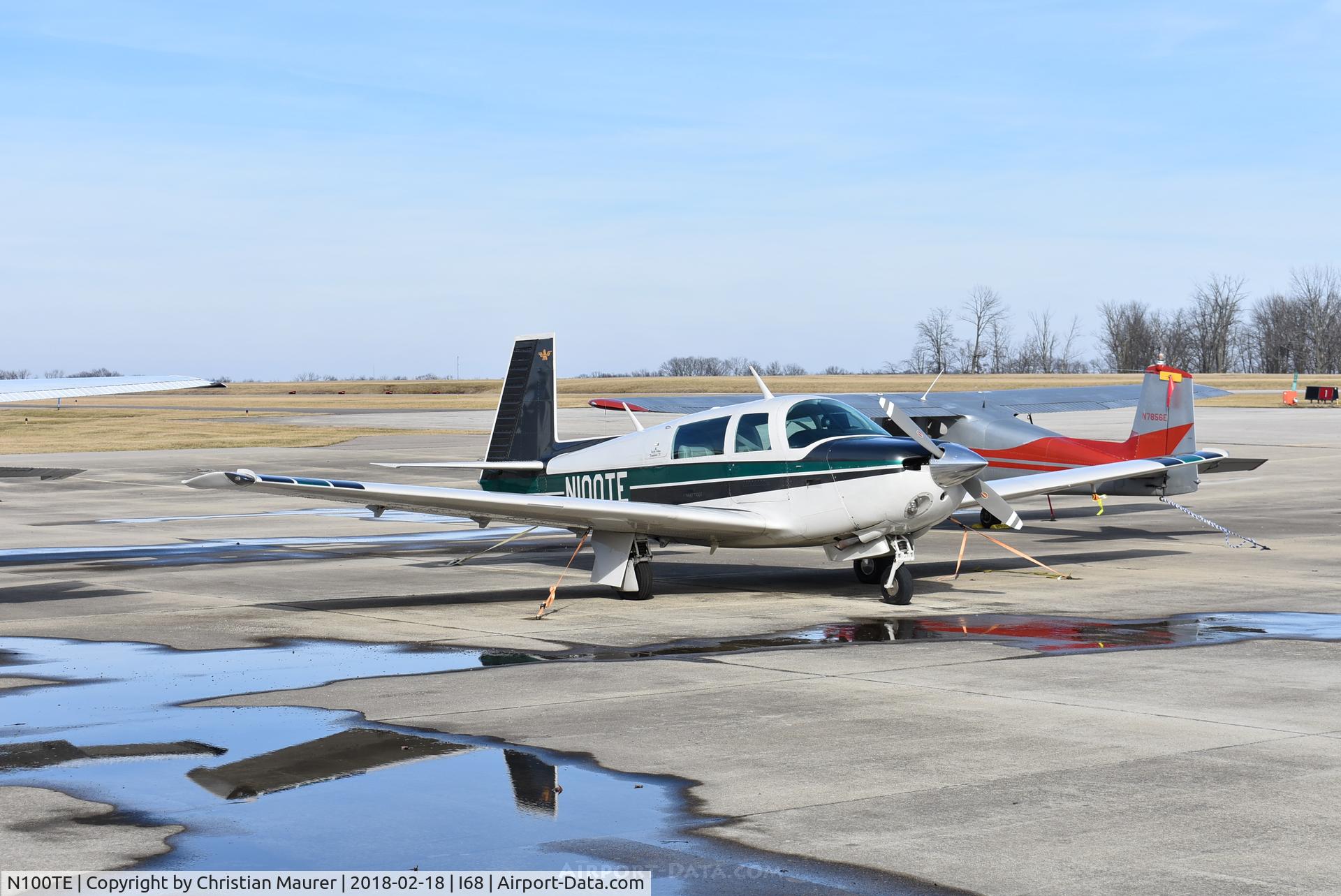 N100TE, 1975 Mooney M20F Executive C/N 22-1255, Mooney M20F