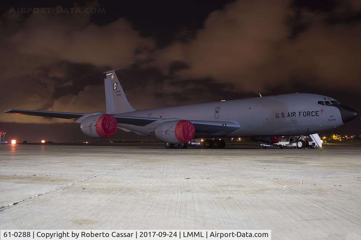 61-0288, 1961 Boeing KC-135R Stratotanker C/N 18195, Malta International Airshow 2017